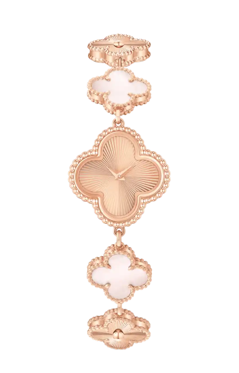 Van Cleef Sweet Alhambra Watch Rose Gold Dial - 23mm, Rose Gold