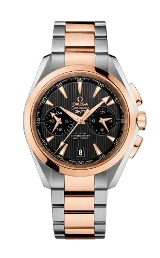 Omega Seamaster Aqua Terra 150m - 43mm, Steel-Red Gold On Steel-Red Gold