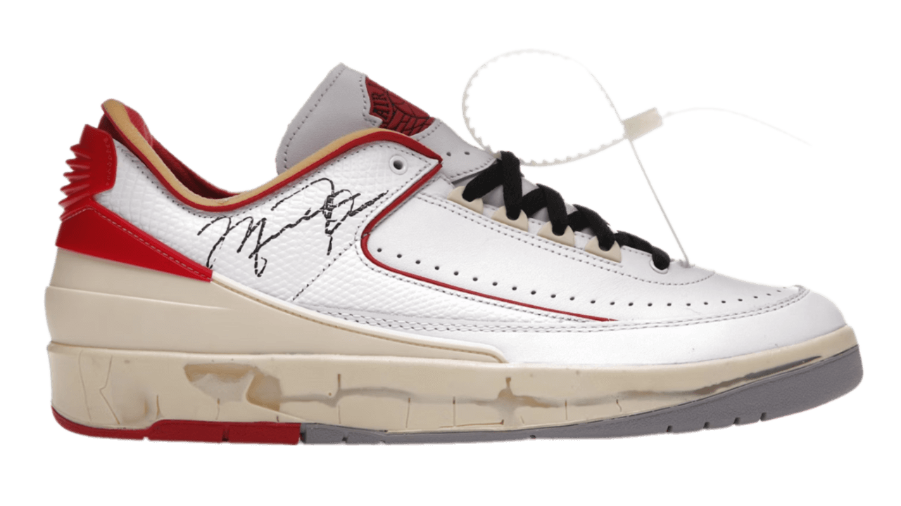 Jordan 2 Retro Low SP - Off-White White Red