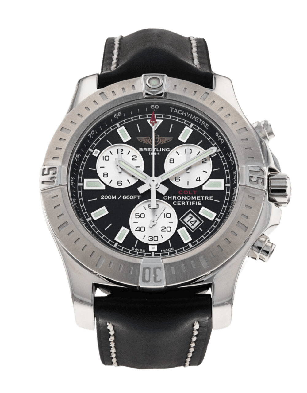 Breitling Colt Chronograph II Black Dial - 44mm, Steel (2015)
