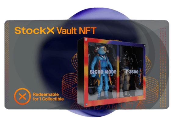 StockX Vault NFT Travis Scott Cactus Jack Fortnite 12" Action Figure Duo Set