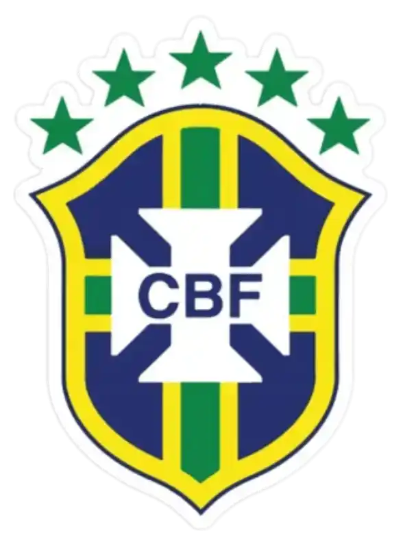 Brazil Football Team Logo Sticker