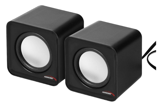 Audiocore AC870 6W USB Cube Portable Bookshelf Speakers