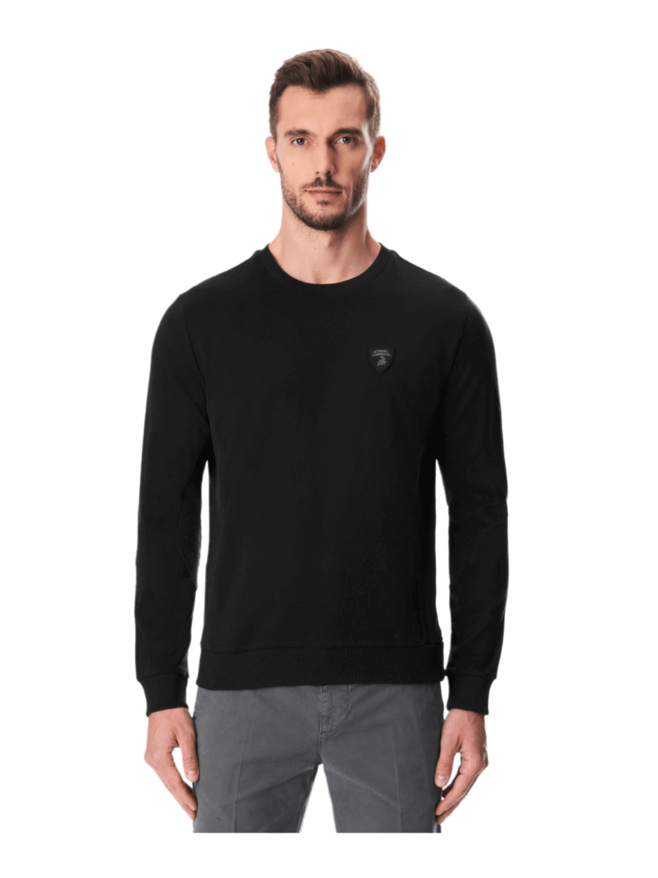Automobili Lamborghini Iconic Crew Neck Sweatshirt - Black