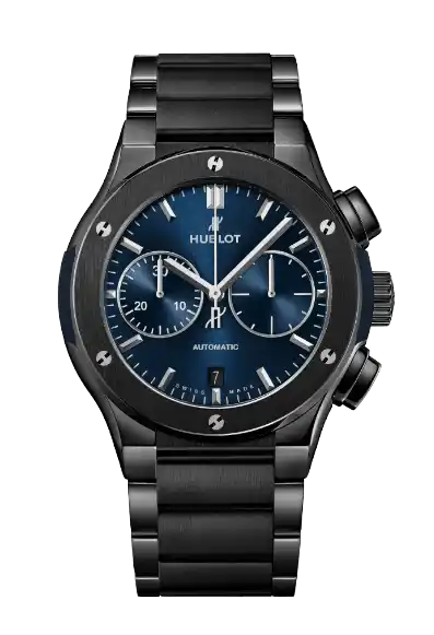 Hublot Classic Fusion Chronograph Ceramic Blue Bracelet - 45mm, Ceramic