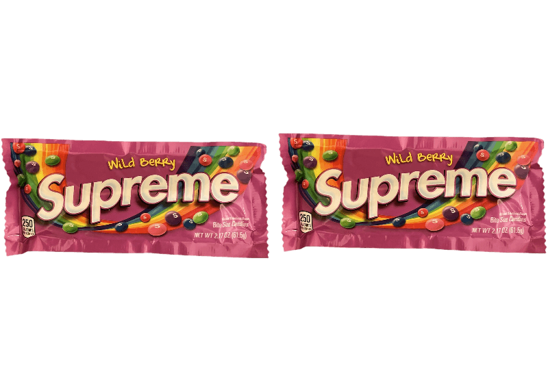 Supreme Wild Berry Skittles 2x Lot - Purple