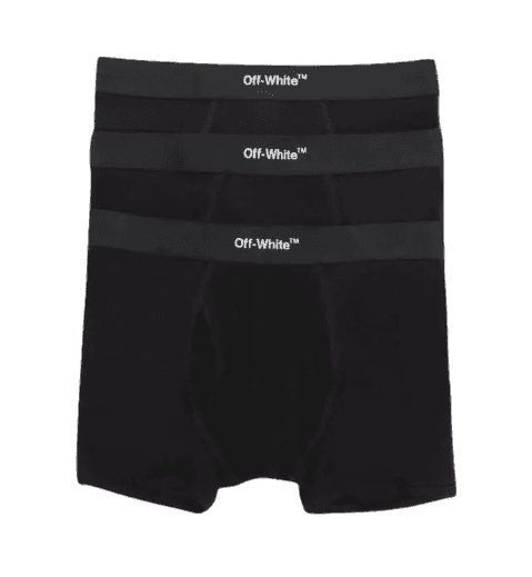Off-White Helvetica Tripack Boxer - Black