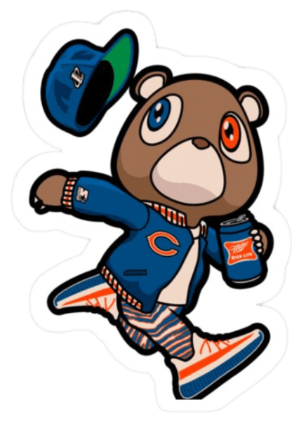 Kanye West Dropout Bear Sticker