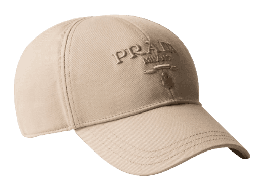Prada Drill Baseball Cap - Khaki