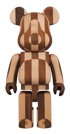 Bearbrick Karimoku LONGITUDINAL CHESS 400%