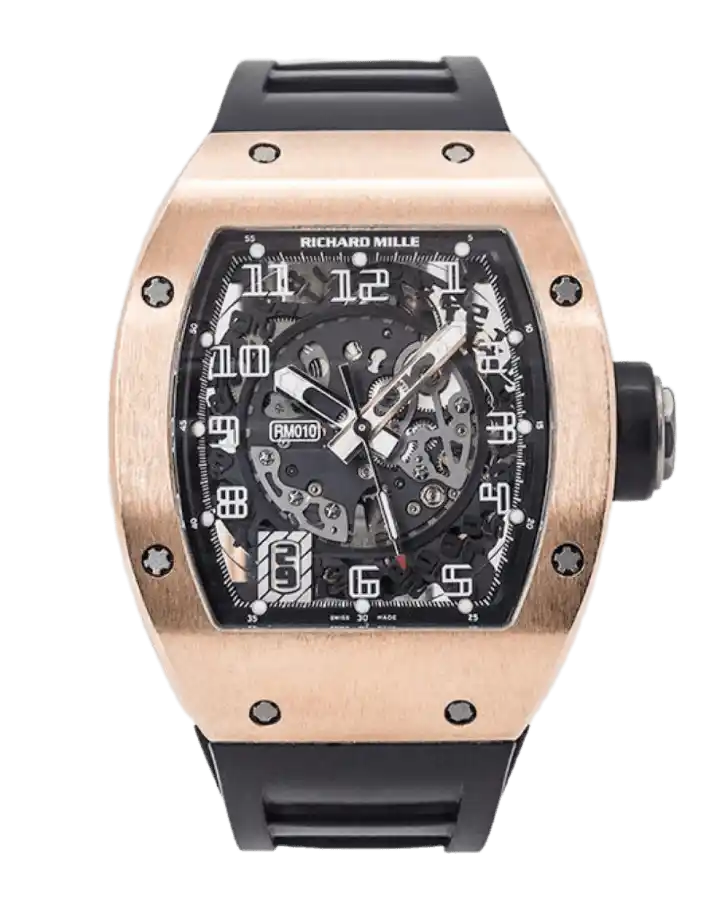 Richard Mille RM10 Openworked Dial - 48mm, Rose Gold
