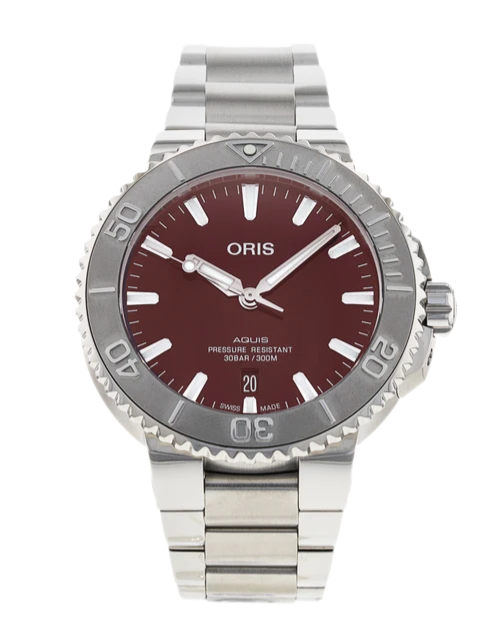 Oris Aquis Red Dial - 42mm, Steel (2024)