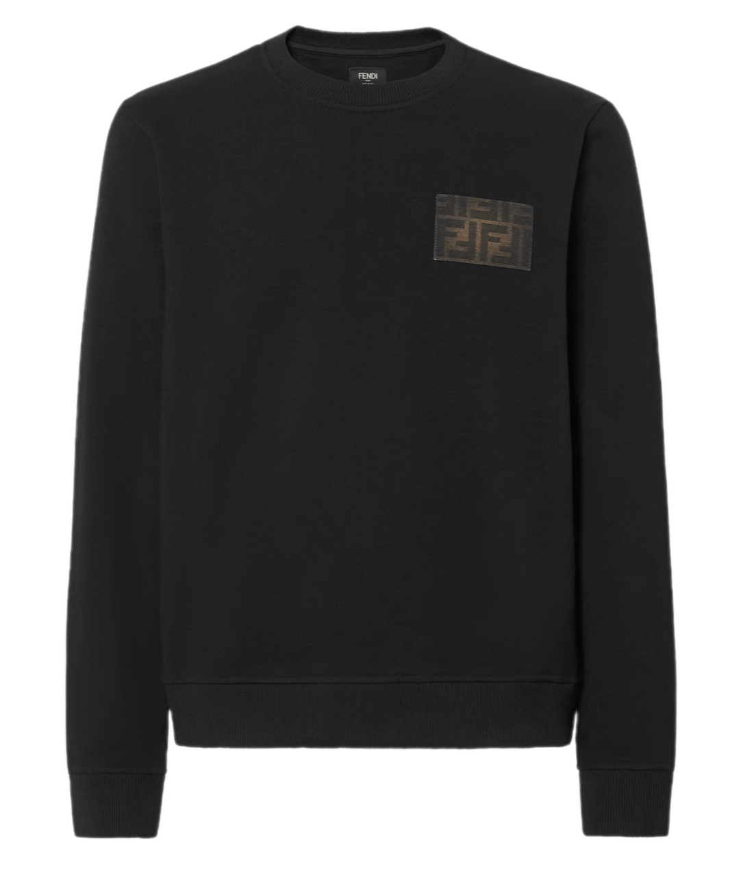 Fendi Timeless FF Eclissi Motif Sweatshirt - Black