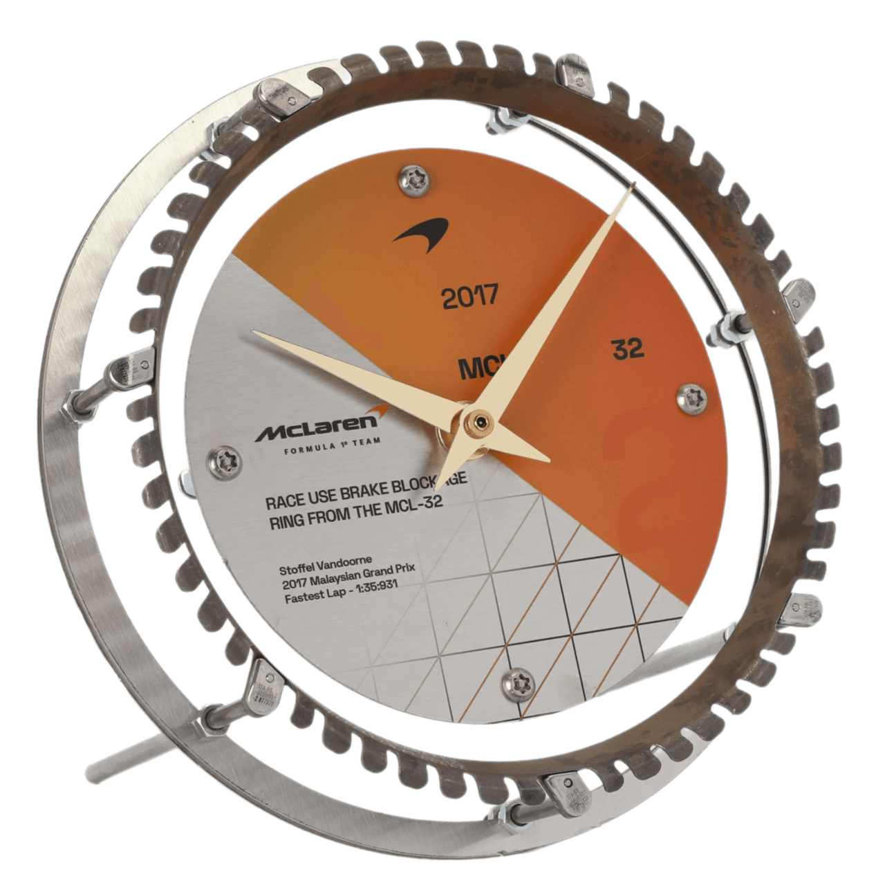 Stoffel Vandoorne 2017 Brake Blockage Ring Clock - Malaysian GP