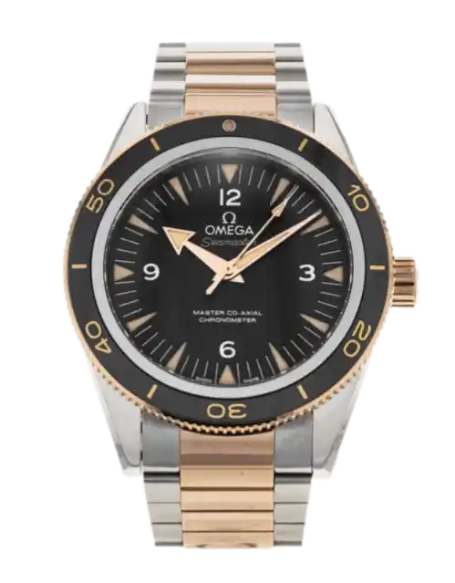 Omega Seamaster 300 Black Quarter Dial - 41mm, Steel and Rose Gold (2018)