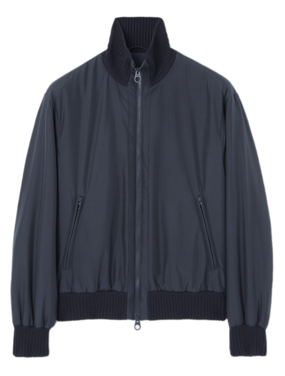 Loro Piana Denzel Bomber Jacket - Navy Blue