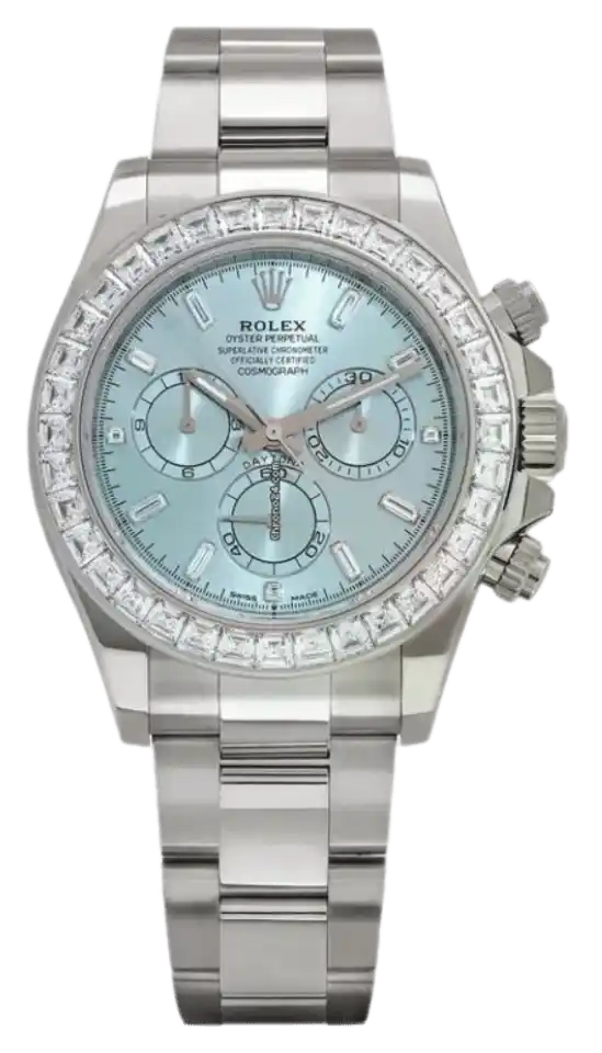 Rolex Daytona Blue Diamond Dial - 40mm, Platinum (2015)