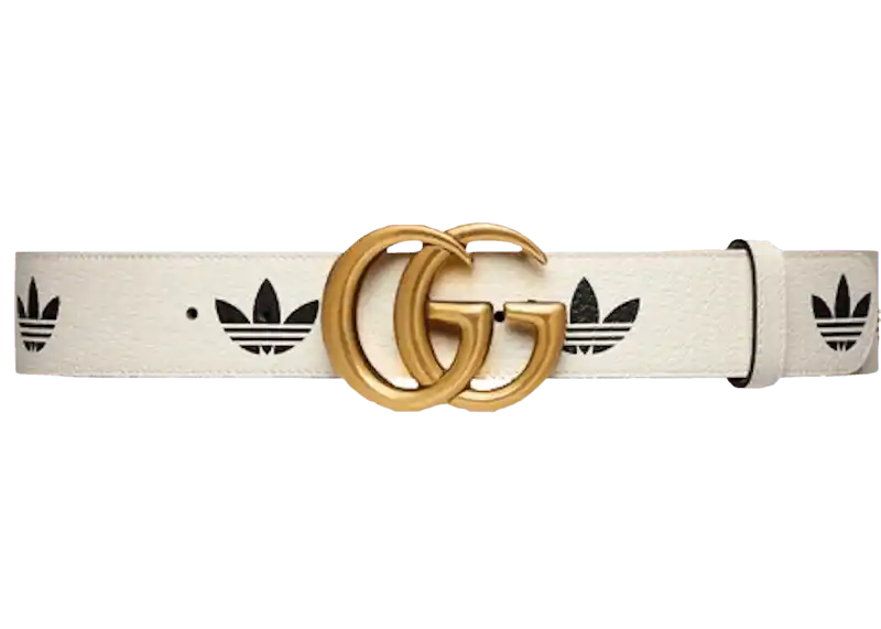 Gucci x adidas GG Marmont Belt - White/Black