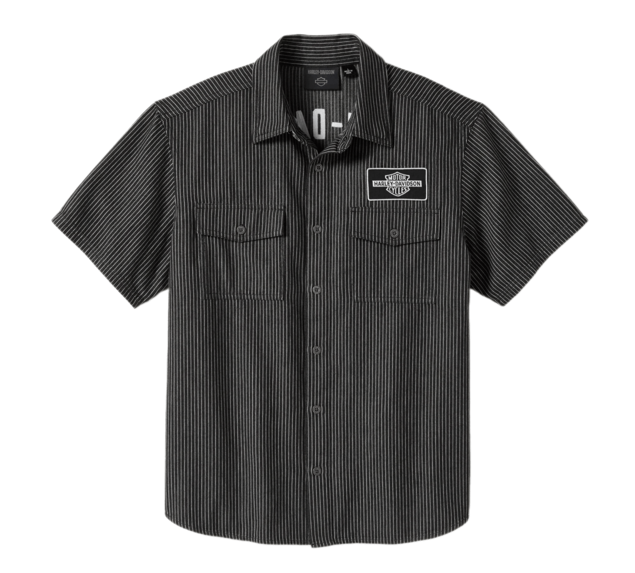 Harley-Davidson V-Twin Equipped Striped Mechanics Shirt