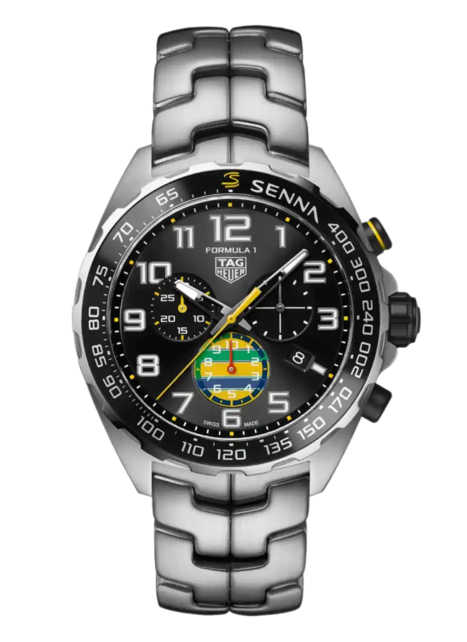 Tag Heuer Formula 1 Chronograph x Senna Special Edition - 43mm, Steel