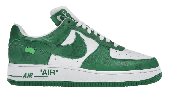 Louis Vuitton Nike Air Force 1 Low - By Virgil Abloh White Green
