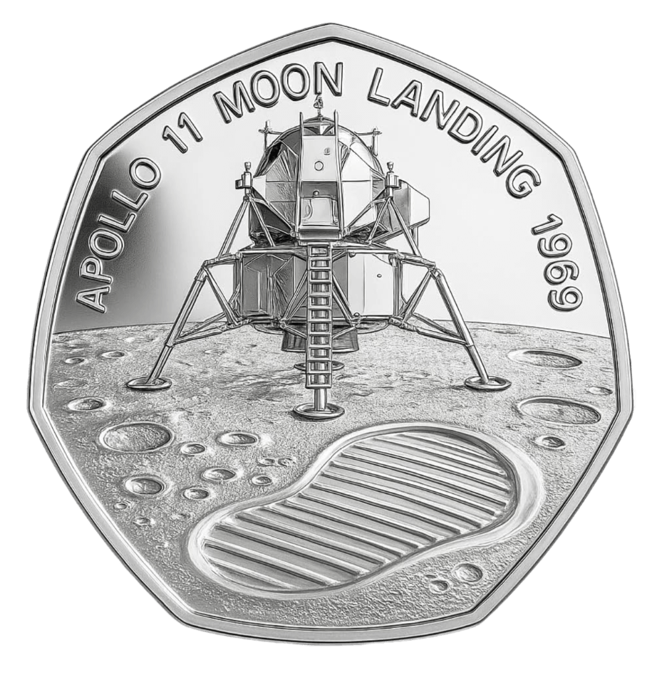 Apollo 11 Moon Landing 1969 Commemorative Coin
