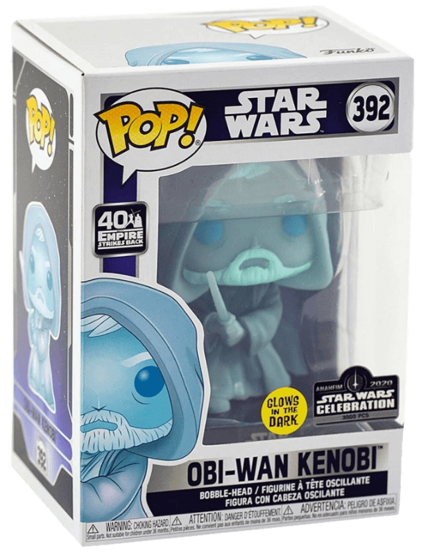 Star Wars Obi-Wan Kenobi GITD 2020  Star Wars Celebration Exclusive Figure