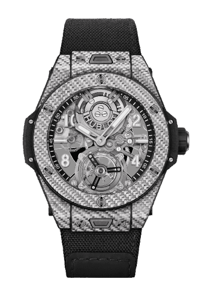 Hublot Big Bang Tourbillon Automatic Carbon - 45mm, Carbon Fiber/Black Texalium