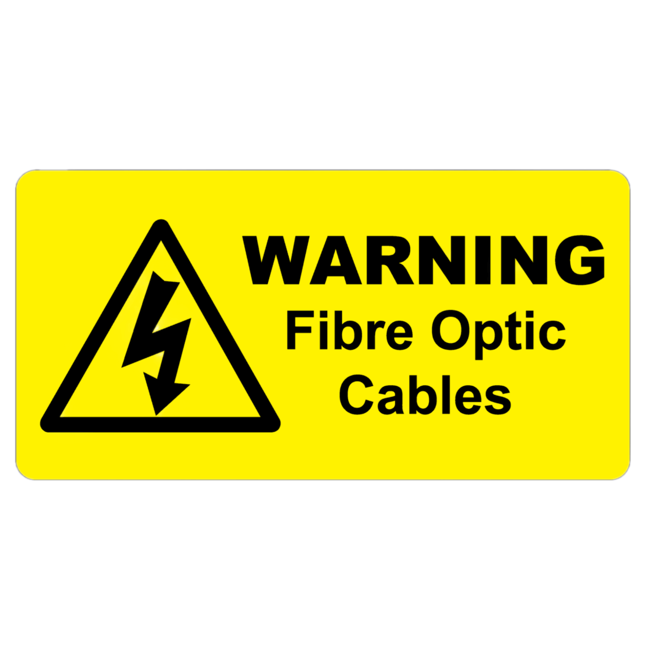 Cable Warning Sign