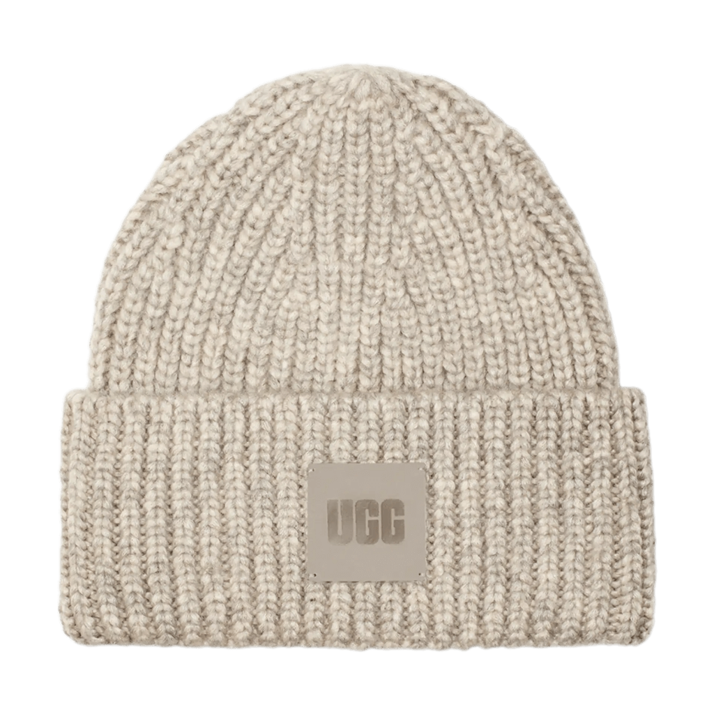 UGG All Gender Chunky Rib Beanie - Light Grey