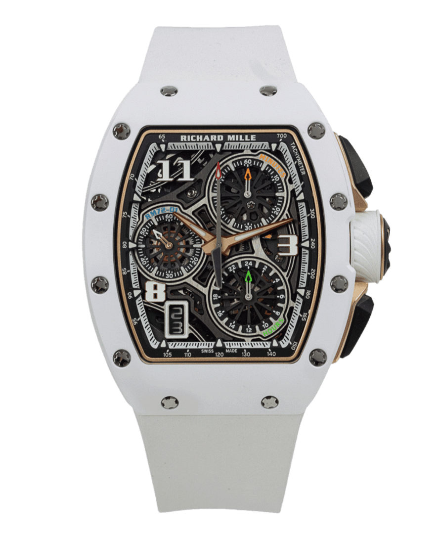 Richard Mille Automatic Winding Lifestyle Flyback Chronograph RM 72-01 - 38mm, Ceramic (2022)