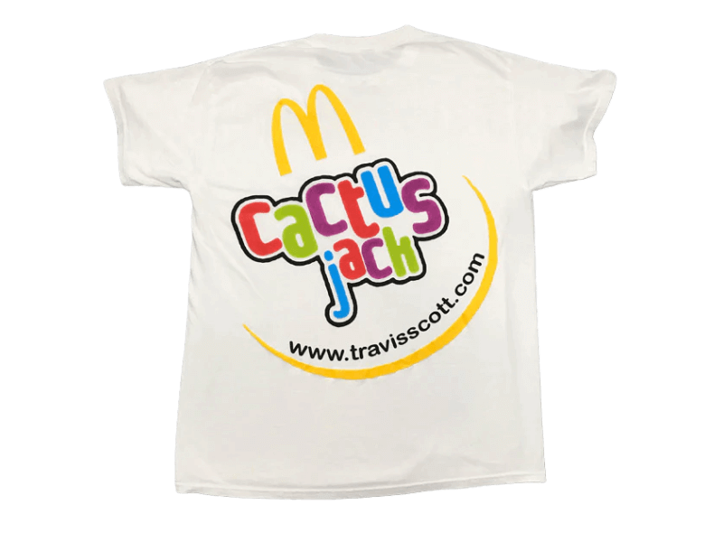 Travis Scott x McDonald's Cj Smile T-shirt - White
