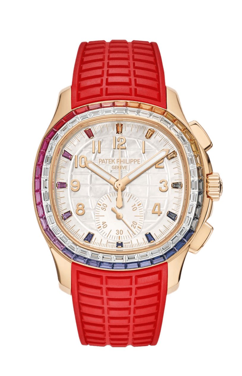 Patek Philippe Aquanaut Luce White Diamond Dial - 40mm, Rose Gold, Diamond and Saphire Bezel