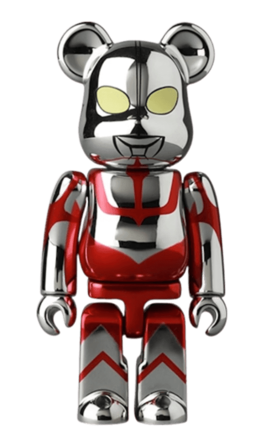 Bearbrick Series 44 Hero Ultraman 100% (Opened Blind Box and Card Included)