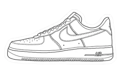 Air Force 1 Sticker