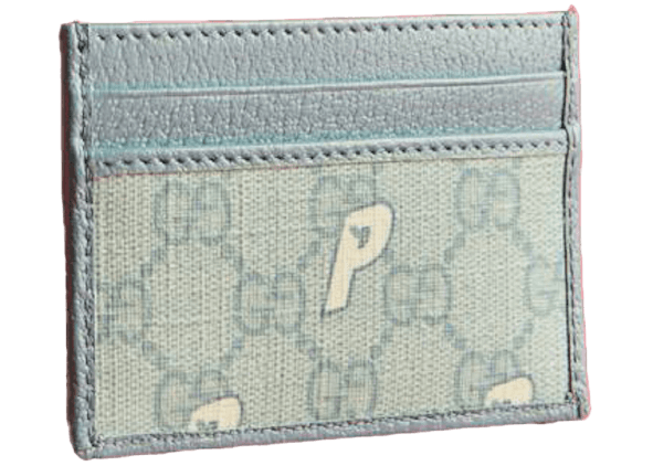 Palace x Gucci GG-P Supreme Card Case - Pale Blue