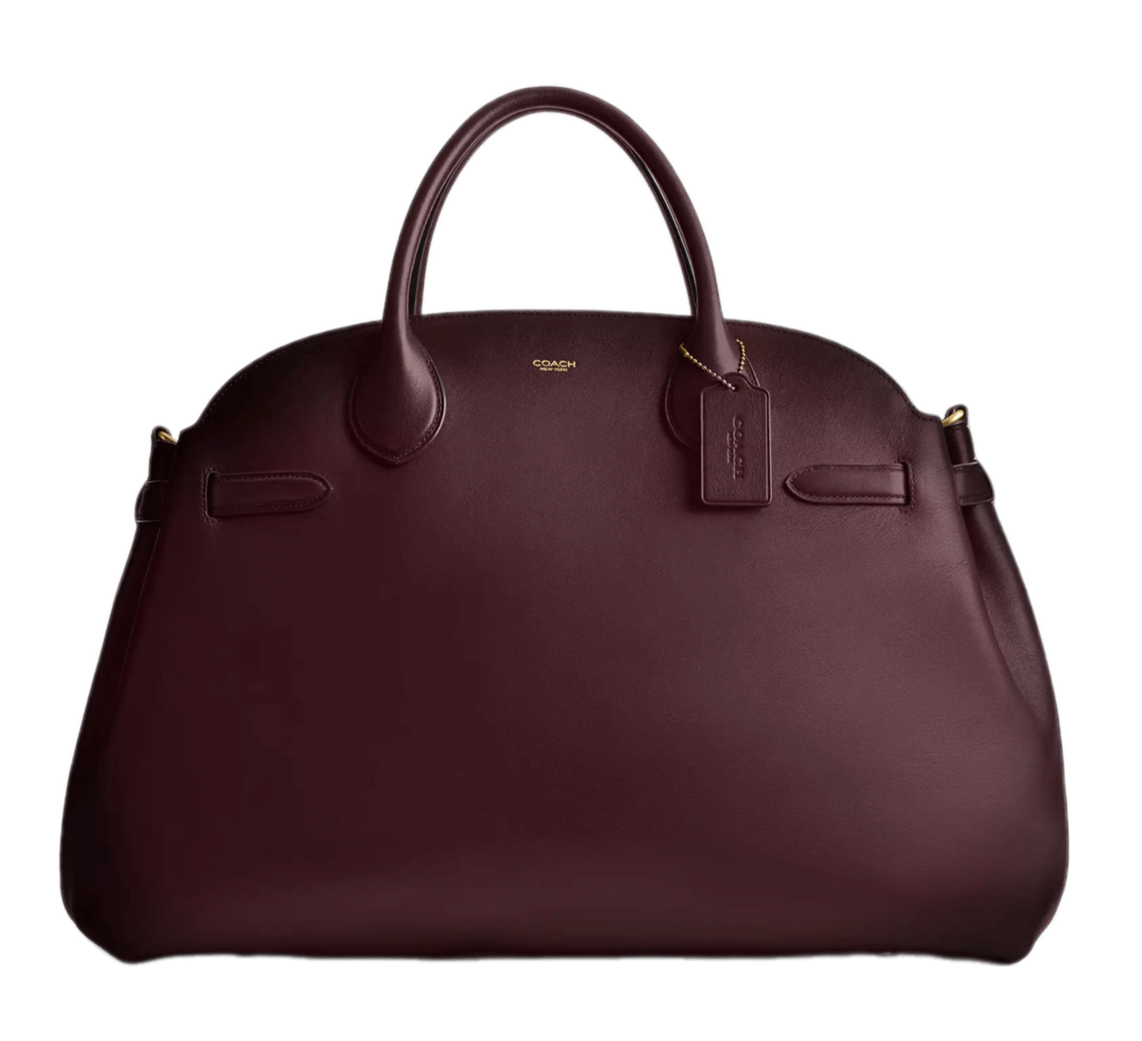 Coach Soft Empire Carryall Bag 48 - Brass/Merlot