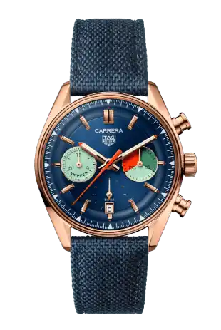 Tag Heuer Carrera Chronograph Skipper - 39mm, Gold 5N