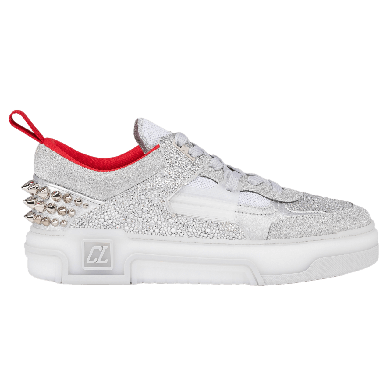 Christian Louboutin Astroloubi Strass - Silver