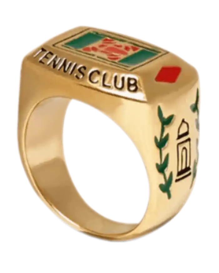 Casablanca Tennis Club Ring - Gold