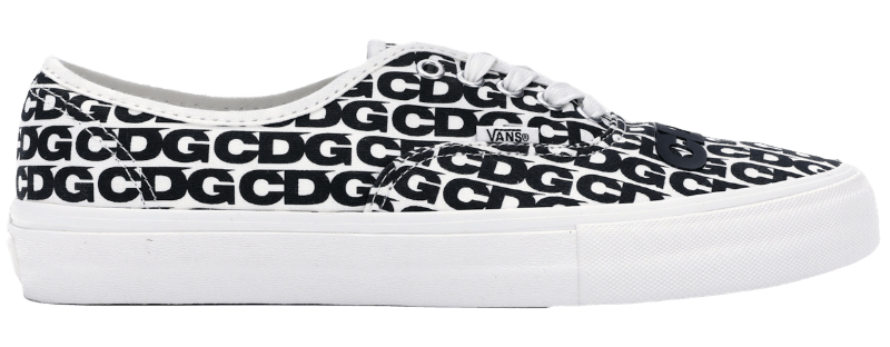 Vans Authentic Comme des Garcons - White Heel Tab