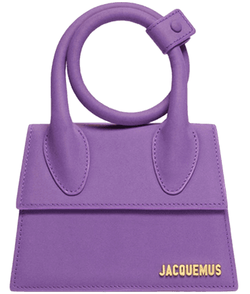 Jacquemus Le Chiquito Noeud Coiled Handbag - Purple