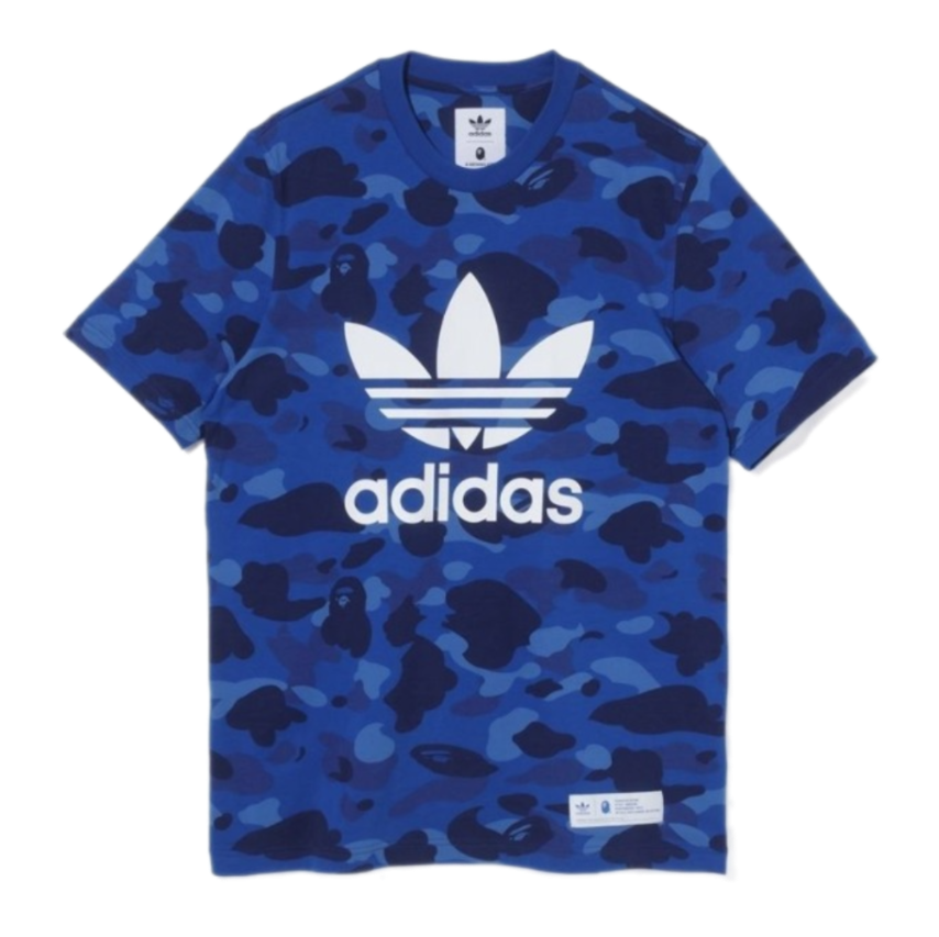 BAPE x adidas adicolor Tee - Blue