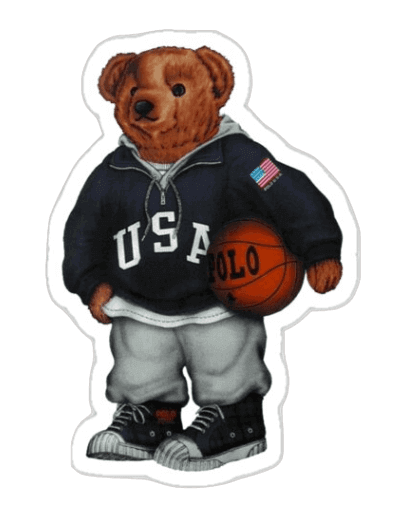Polo Bear Sticker