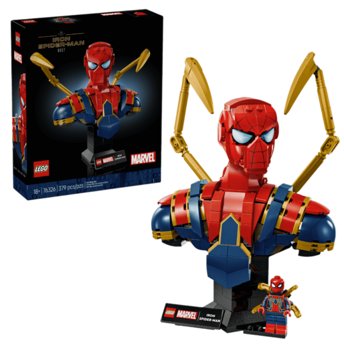 LEGO Iron Spider-Man Bust #76326