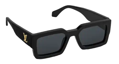 Louis Vuitton LV Clash Square Sunglasses - Black/Gold (Z1579E/W)