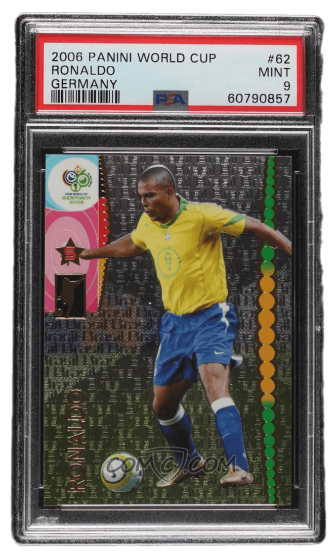 2006 Panini FIFA World Cup Germany - #62 - Ronaldo PSA 9 MINT