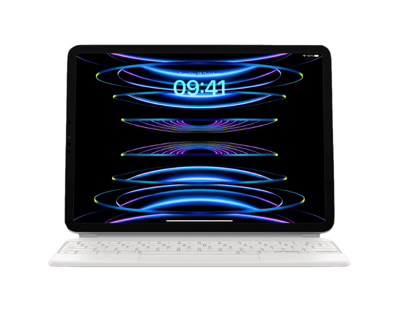 Magic Keyboard for iPad Pro 11-inch (4th generation) and iPad Air (5th generation) - US English - White