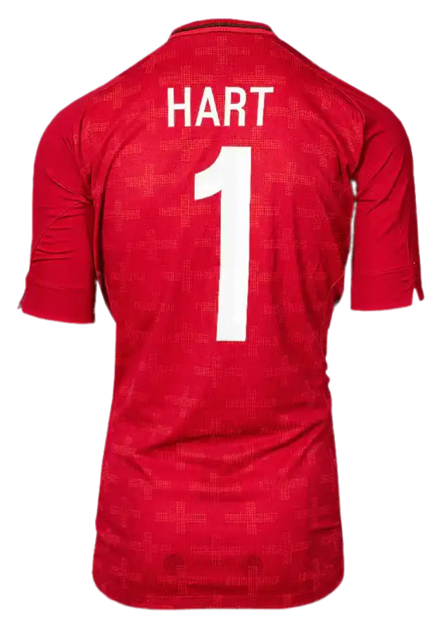 UNSIGNED Joe Hart England 2012-13 Goalkeeper Shirt