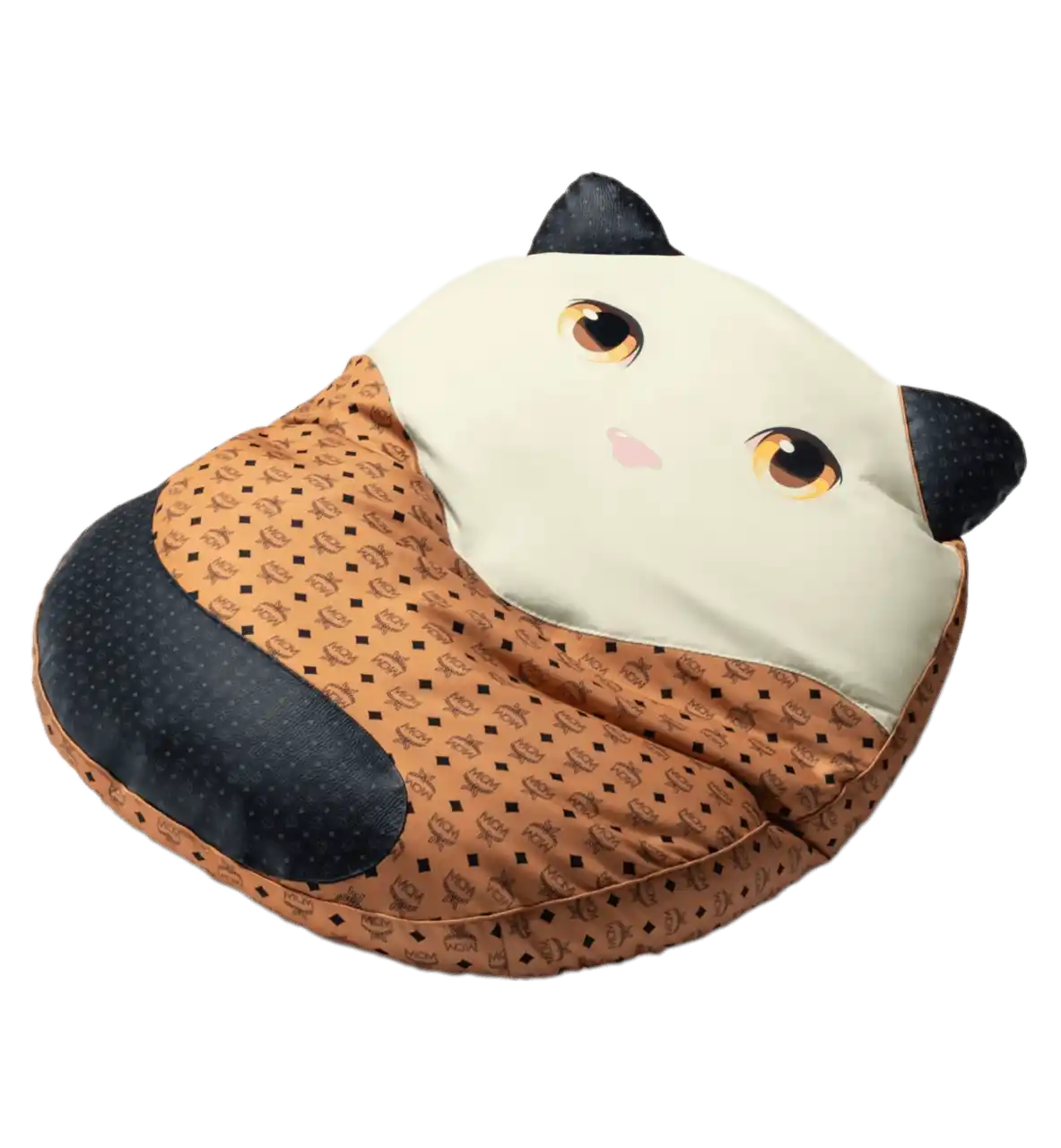 MCM X PET THERAPY Pouf - Cognac and Offwhite